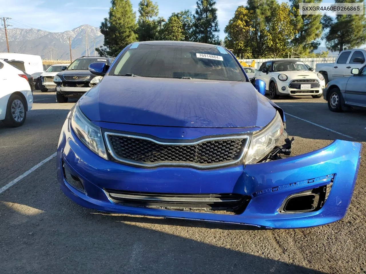 2014 Kia Optima Sx VIN: 5XXGR4A60EG266865 Lot: 76914884