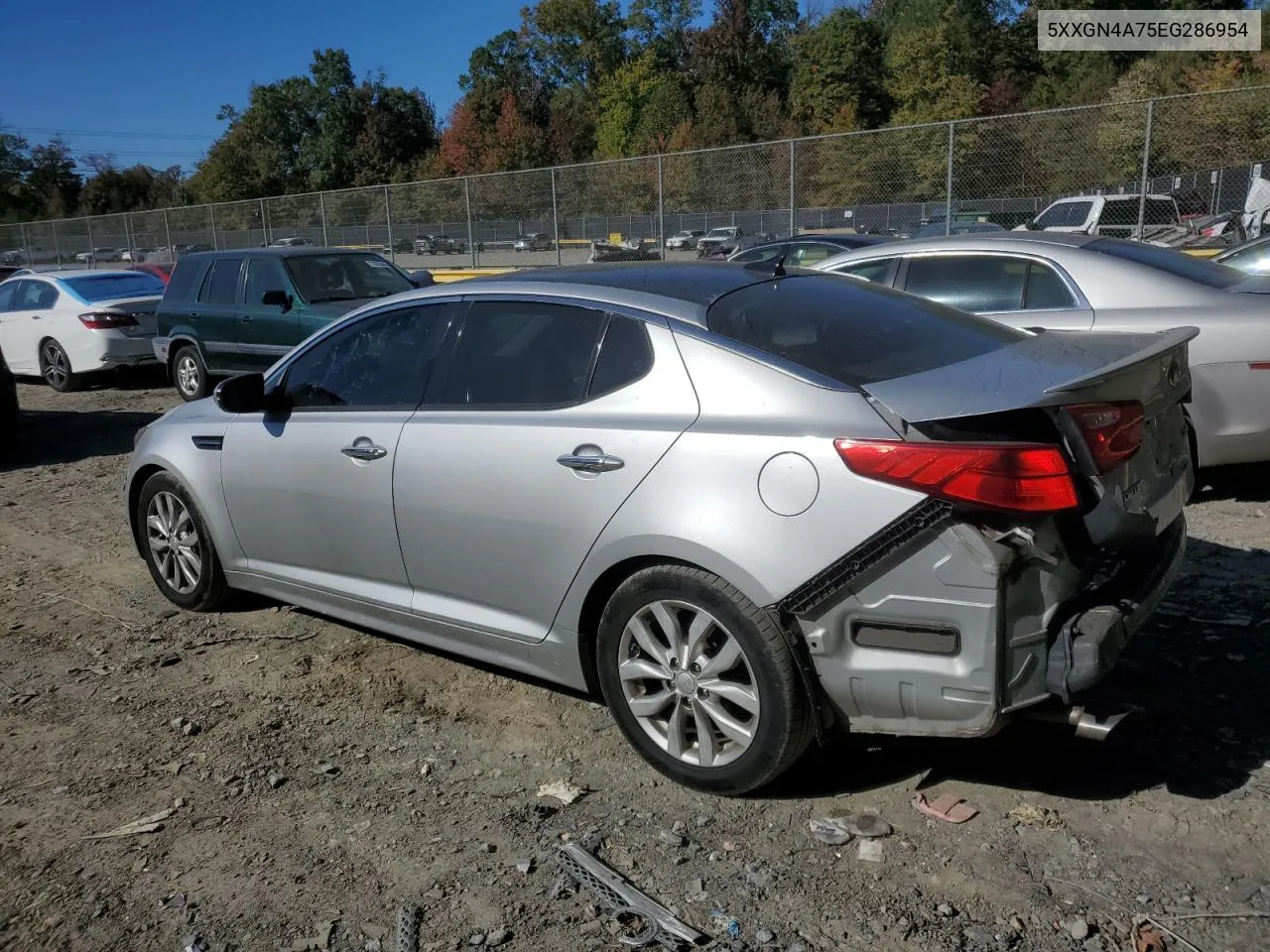 2014 Kia Optima Ex VIN: 5XXGN4A75EG286954 Lot: 76988794