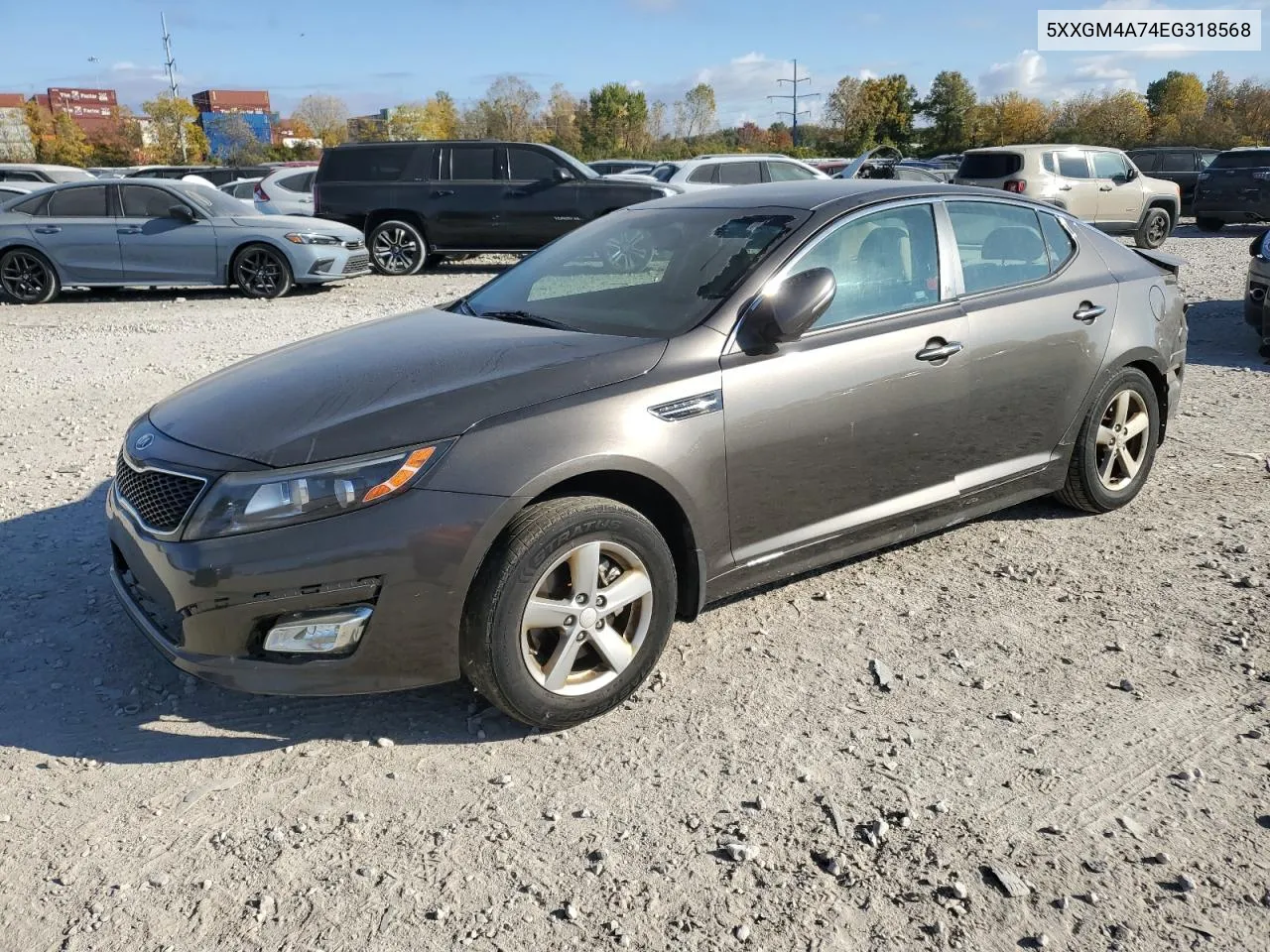 2014 Kia Optima Lx VIN: 5XXGM4A74EG318568 Lot: 77103344