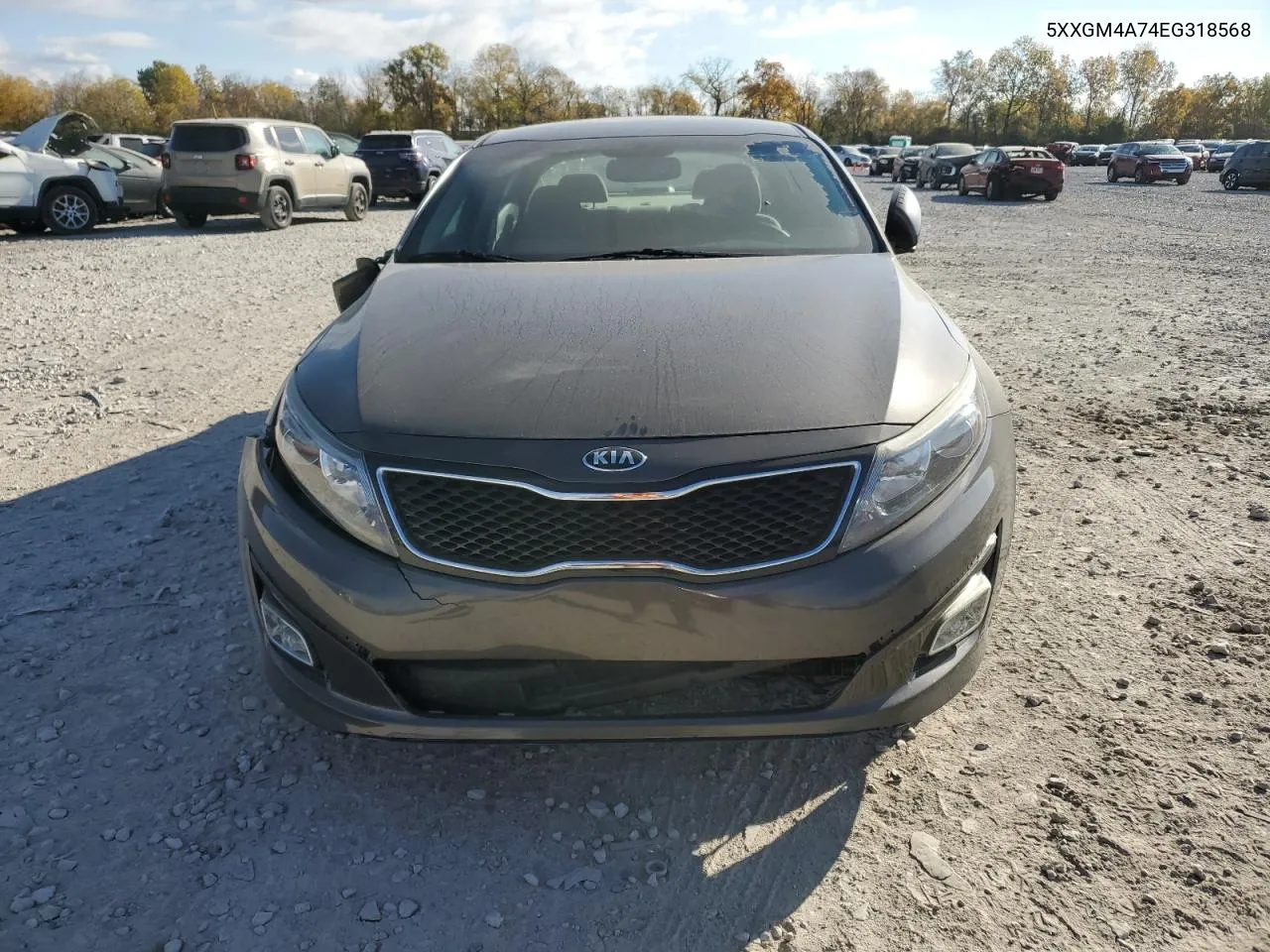 2014 Kia Optima Lx VIN: 5XXGM4A74EG318568 Lot: 77103344