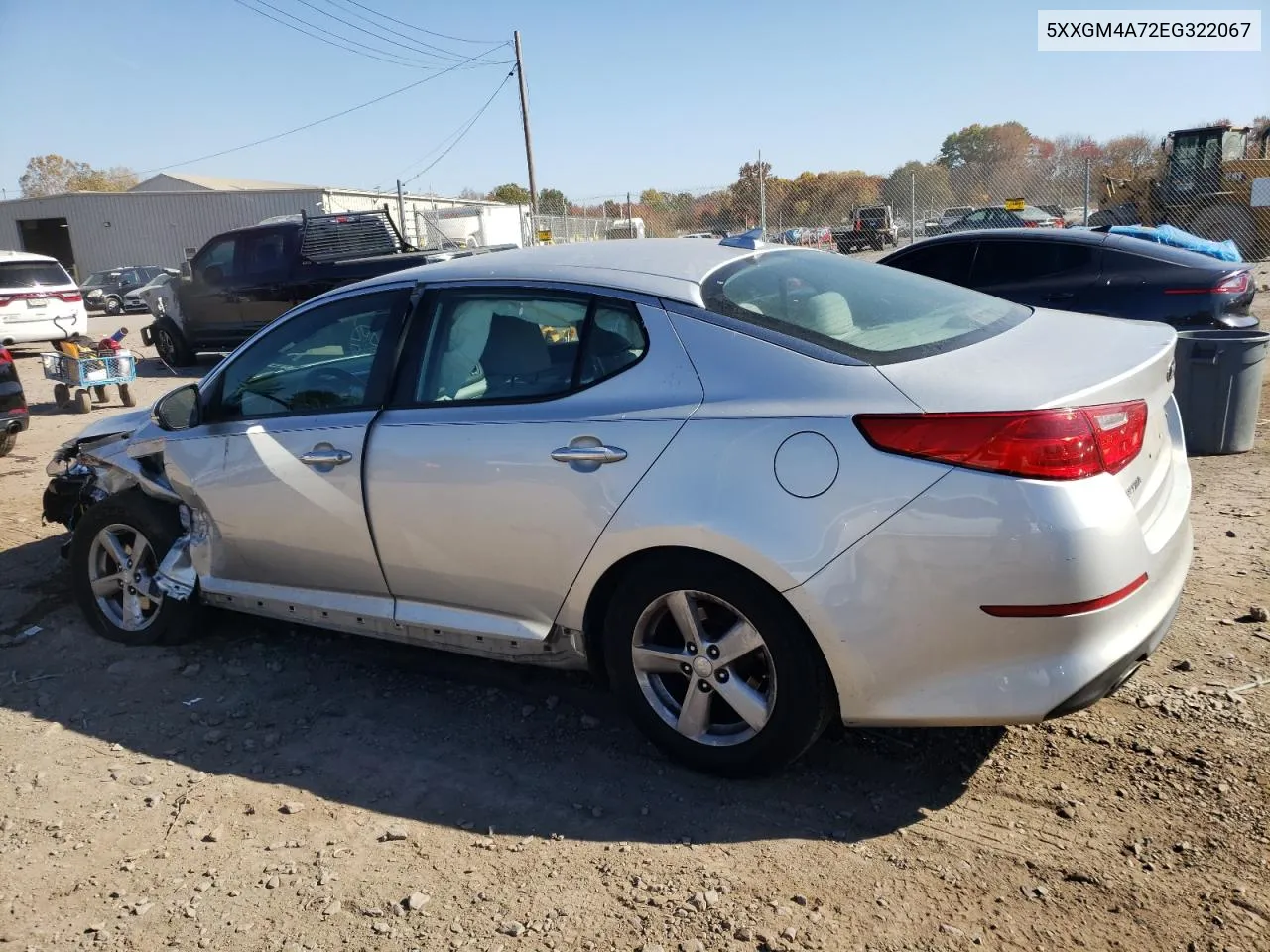 2014 Kia Optima Lx VIN: 5XXGM4A72EG322067 Lot: 77134654