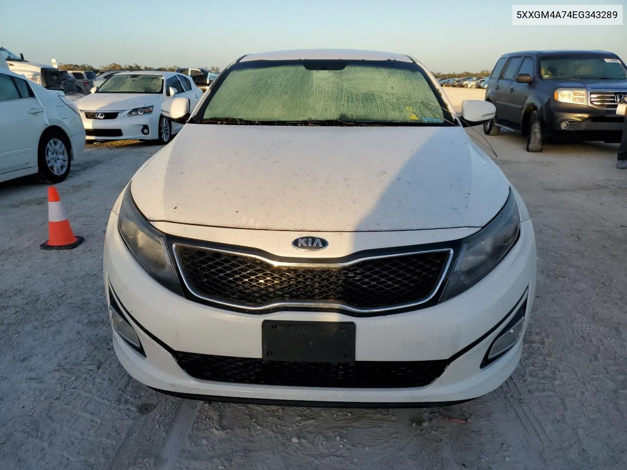 2014 Kia Optima Lx VIN: 5XXGM4A74EG343289 Lot: 77145274