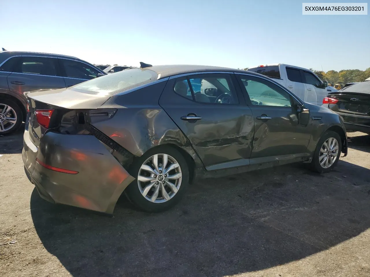 2014 Kia Optima Lx VIN: 5XXGM4A76EG303201 Lot: 77185204