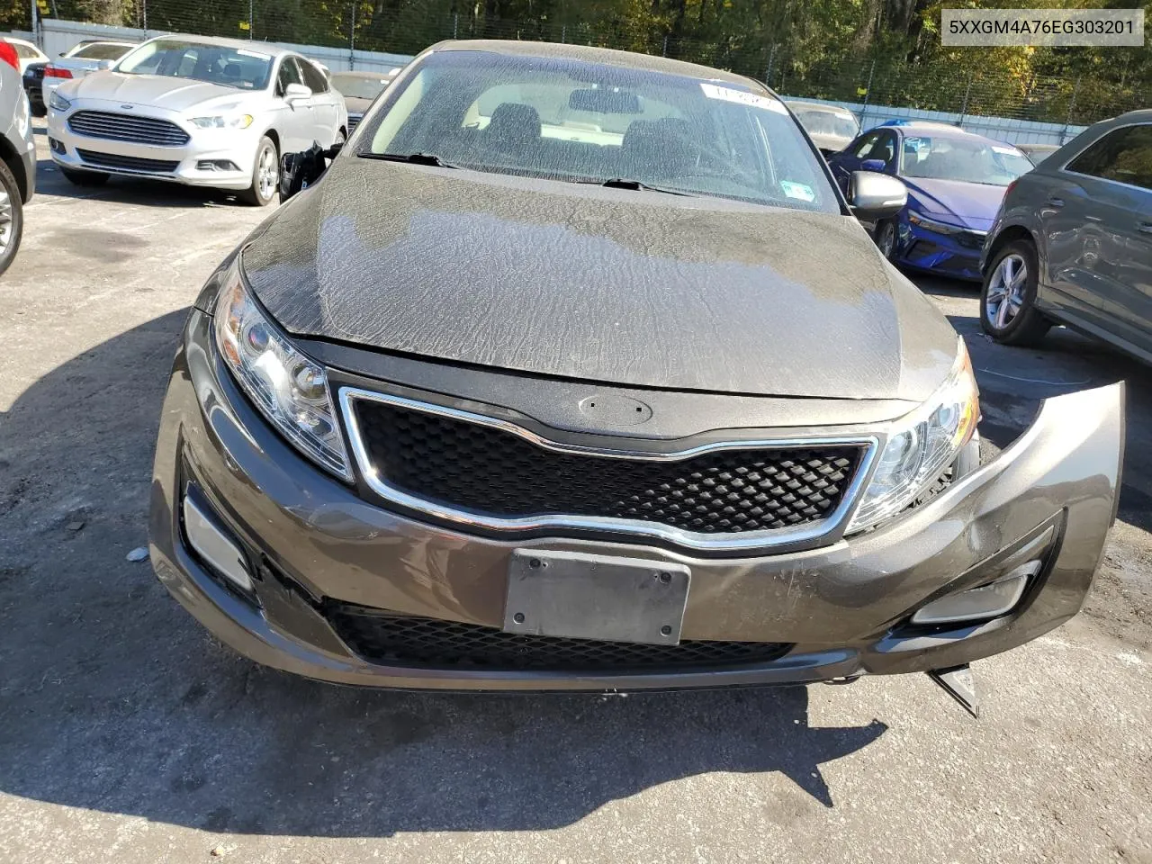 2014 Kia Optima Lx VIN: 5XXGM4A76EG303201 Lot: 77185204