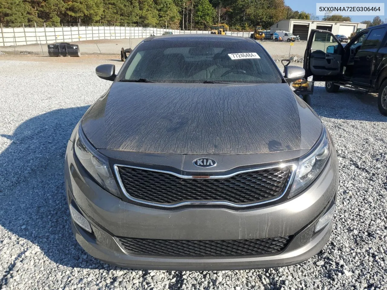 2014 Kia Optima Ex VIN: 5XXGN4A72EG306464 Lot: 77246484