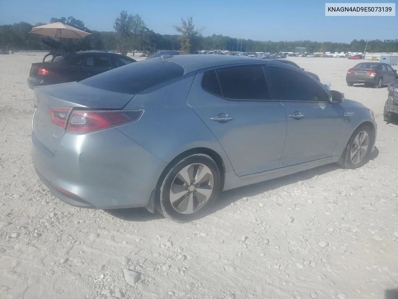 2014 Kia Optima Hybrid VIN: KNAGN4AD9E5073139 Lot: 77374134