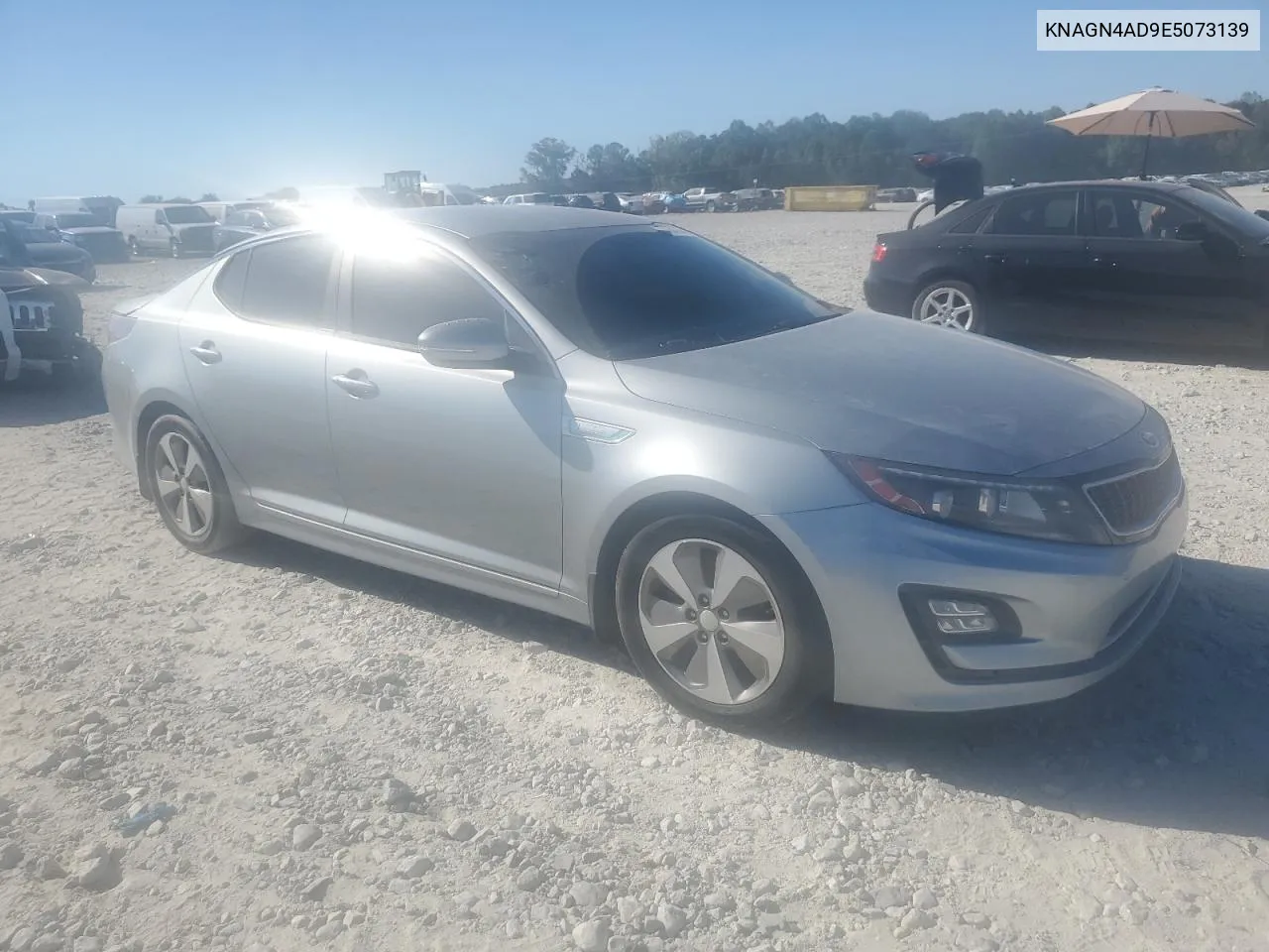 2014 Kia Optima Hybrid VIN: KNAGN4AD9E5073139 Lot: 77374134