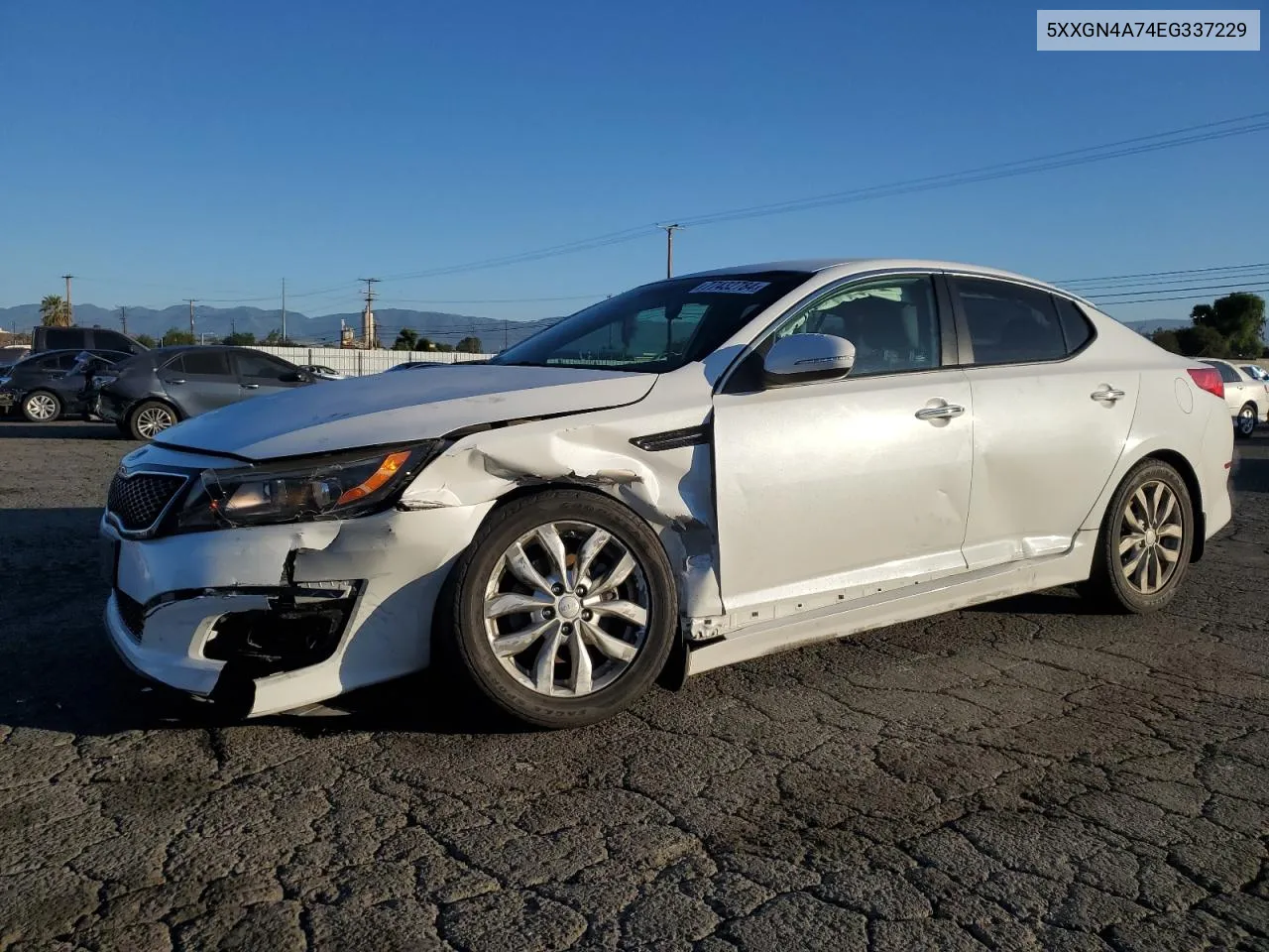 2014 Kia Optima Ex VIN: 5XXGN4A74EG337229 Lot: 77432784