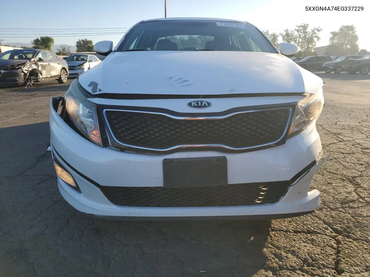 2014 Kia Optima Ex VIN: 5XXGN4A74EG337229 Lot: 77432784