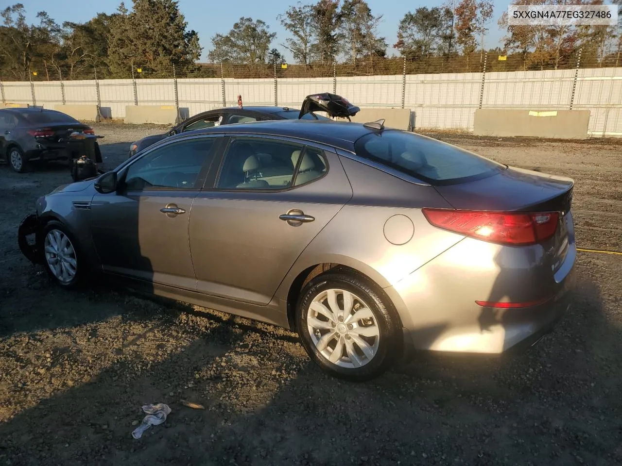 2014 Kia Optima Ex VIN: 5XXGN4A77EG327486 Lot: 77536354