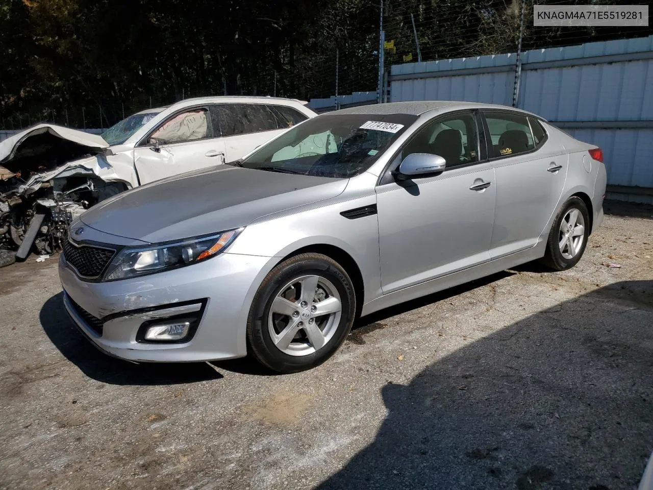 2014 Kia Optima Lx VIN: KNAGM4A71E5519281 Lot: 77747034