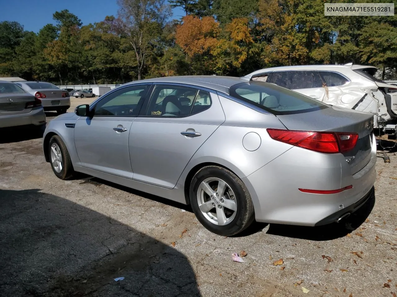 2014 Kia Optima Lx VIN: KNAGM4A71E5519281 Lot: 77747034