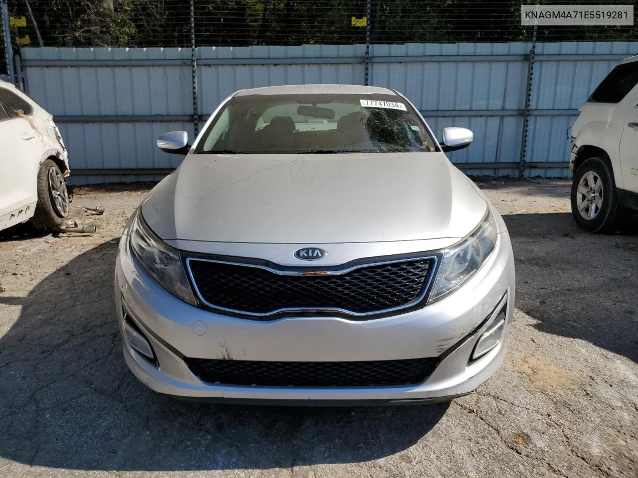 2014 Kia Optima Lx VIN: KNAGM4A71E5519281 Lot: 77747034