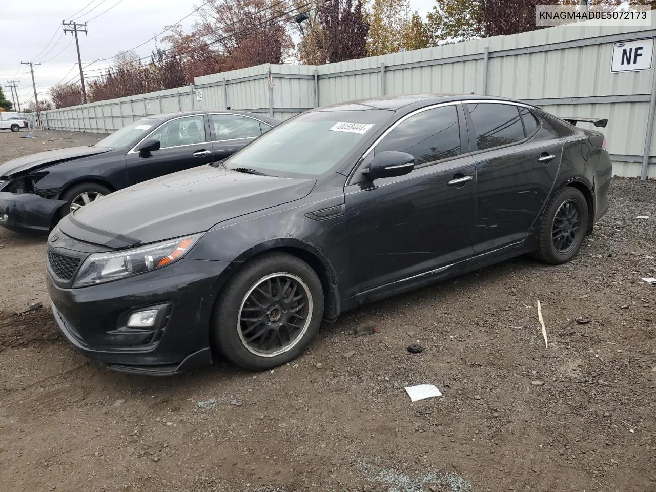 2014 Kia Optima Hybrid VIN: KNAGM4AD0E5072173 Lot: 78058444