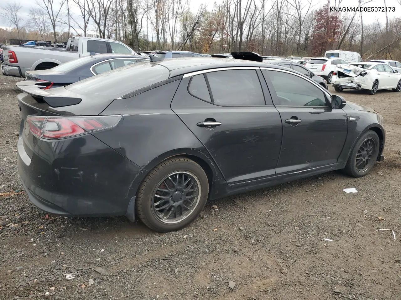 2014 Kia Optima Hybrid VIN: KNAGM4AD0E5072173 Lot: 78058444