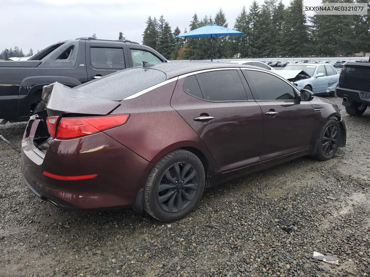 2014 Kia Optima Ex VIN: 5XXGN4A74EG321077 Lot: 78169264