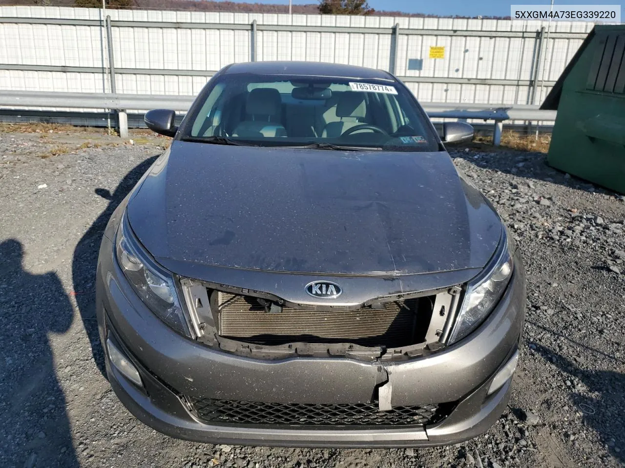 2014 Kia Optima Lx VIN: 5XXGM4A73EG339220 Lot: 78578774