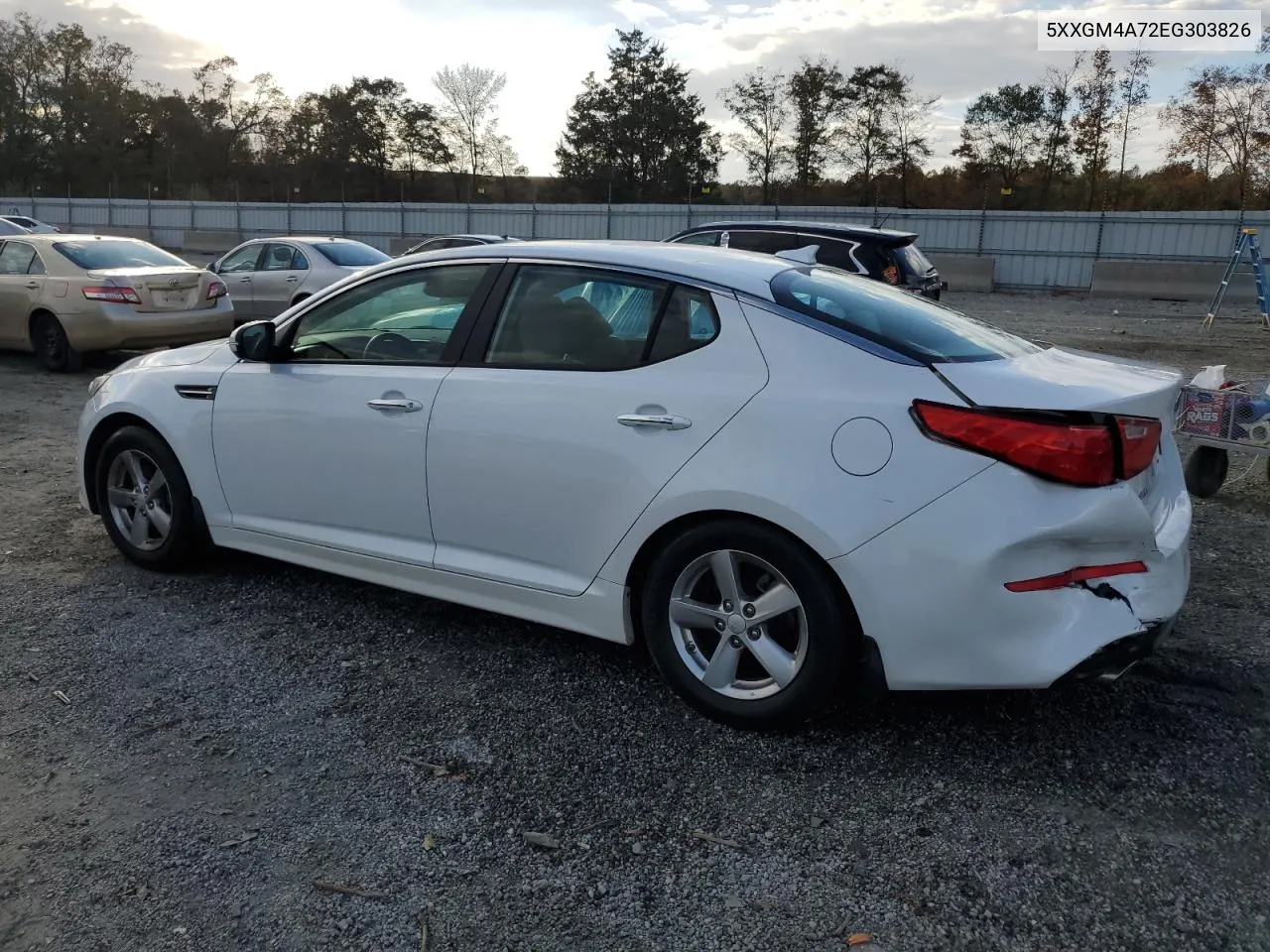 2014 Kia Optima Lx VIN: 5XXGM4A72EG303826 Lot: 78601664