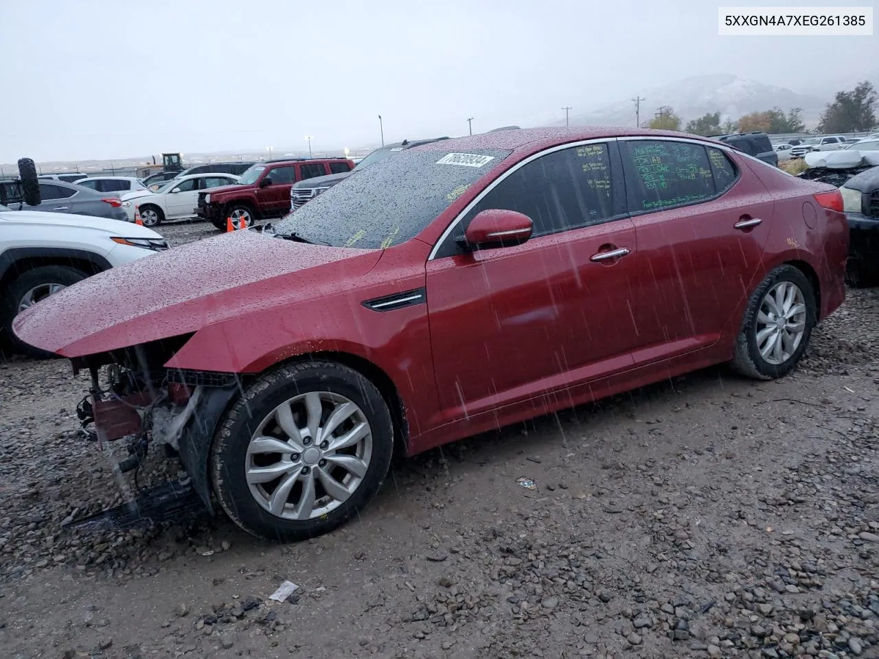 2014 Kia Optima Ex VIN: 5XXGN4A7XEG261385 Lot: 78620934