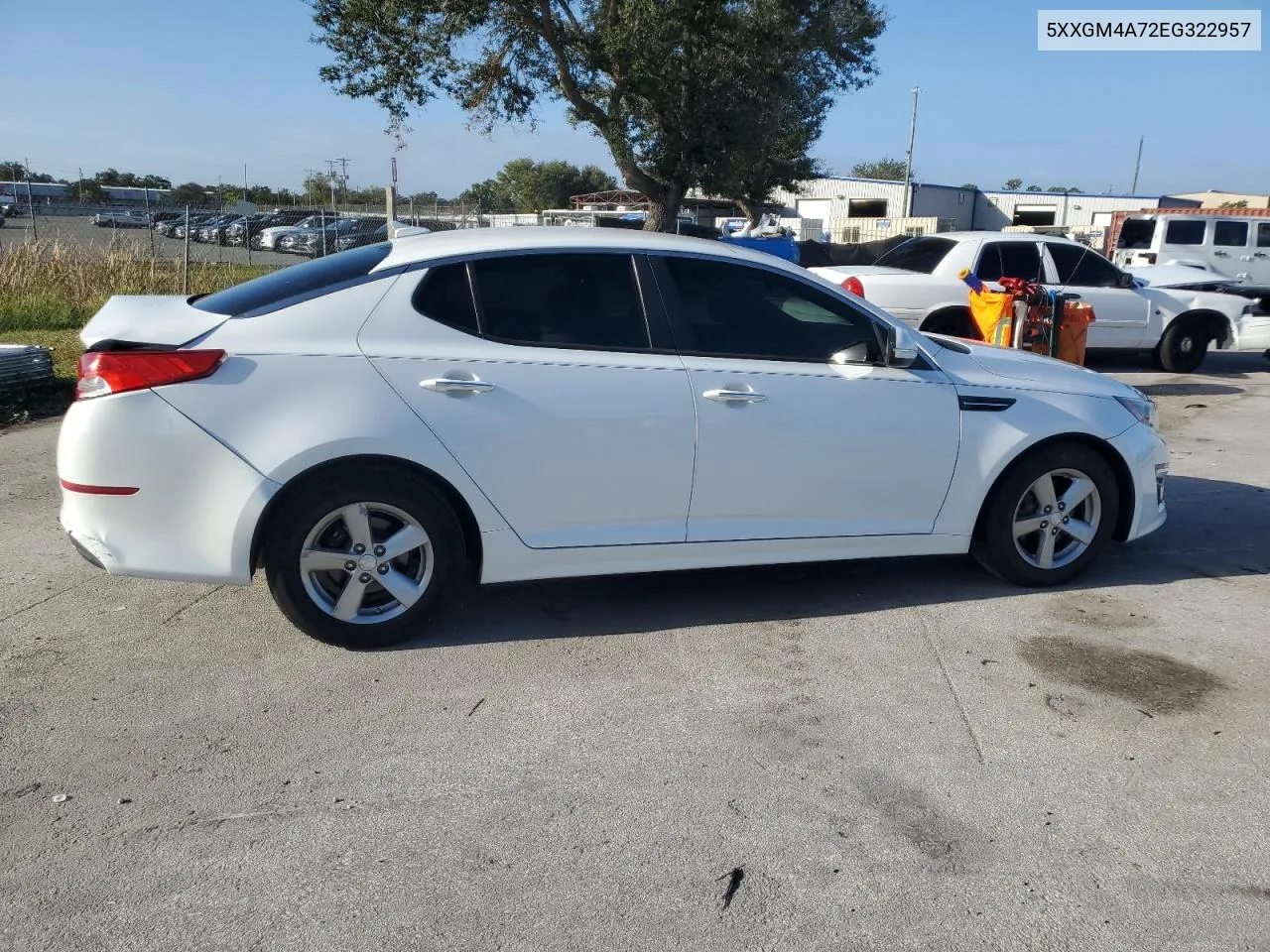 2014 Kia Optima Lx VIN: 5XXGM4A72EG322957 Lot: 78723654