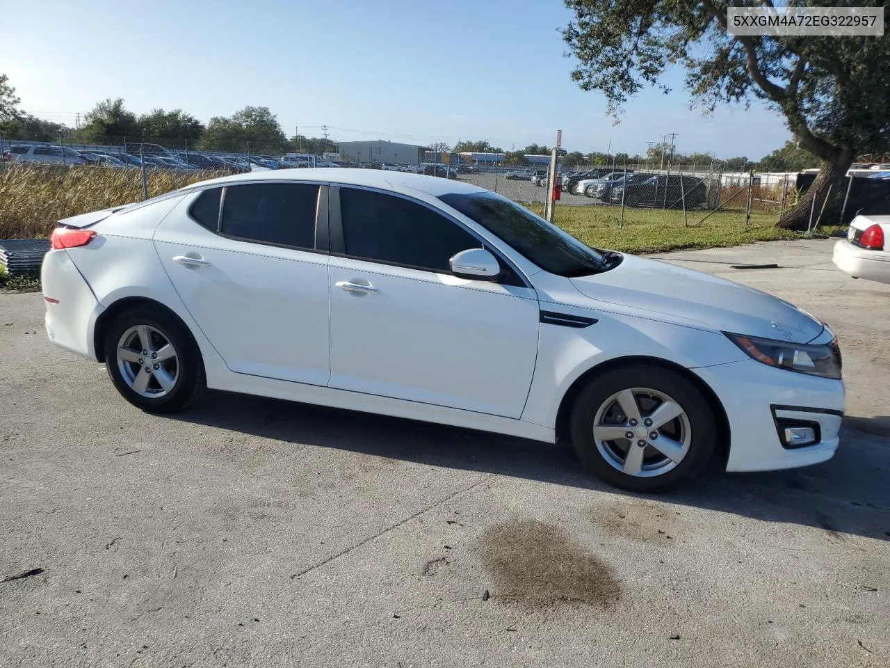 2014 Kia Optima Lx VIN: 5XXGM4A72EG322957 Lot: 78723654