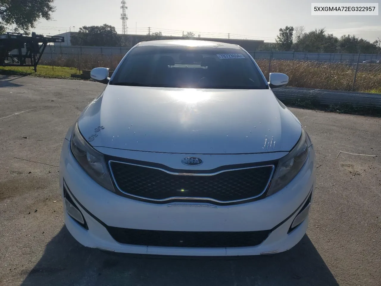 2014 Kia Optima Lx VIN: 5XXGM4A72EG322957 Lot: 78723654