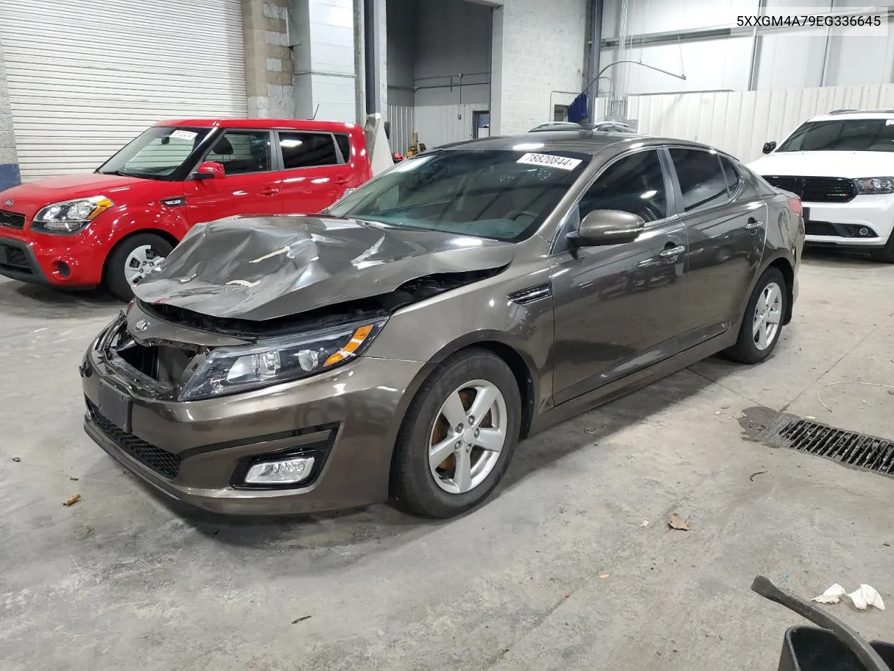 2014 Kia Optima Lx VIN: 5XXGM4A79EG336645 Lot: 78820844