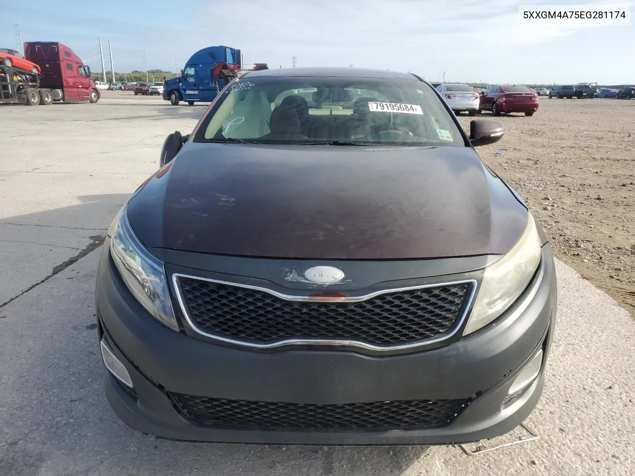 2014 Kia Optima Lx VIN: 5XXGM4A75EG281174 Lot: 79195684