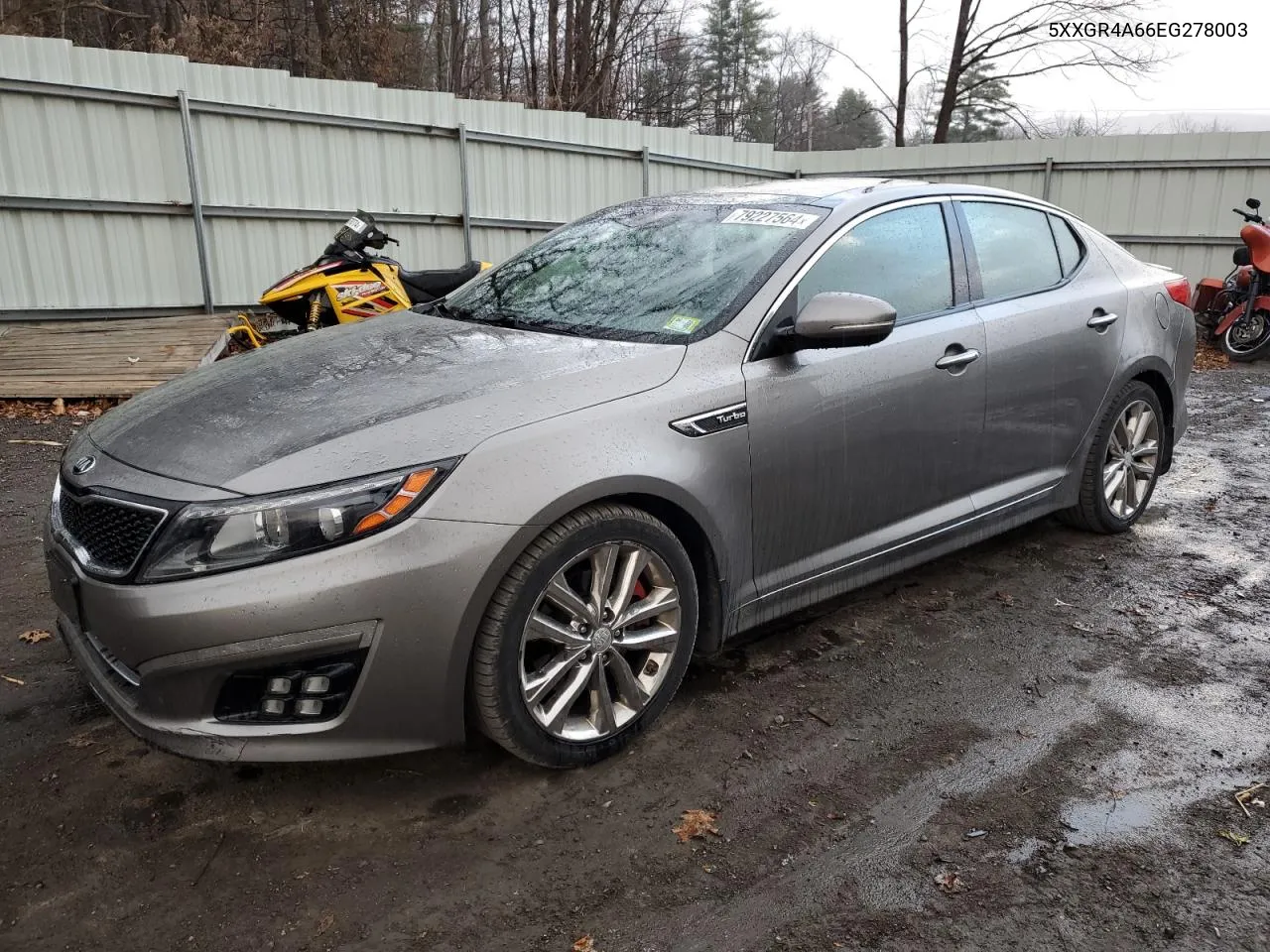 2014 Kia Optima Sx VIN: 5XXGR4A66EG278003 Lot: 79227564