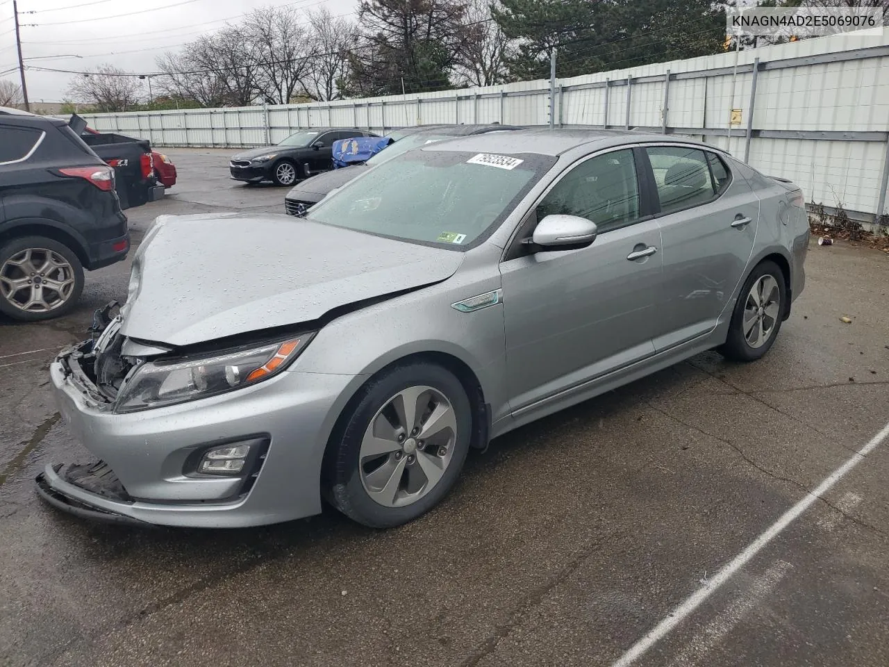 2014 Kia Optima Hybrid VIN: KNAGN4AD2E5069076 Lot: 79523534