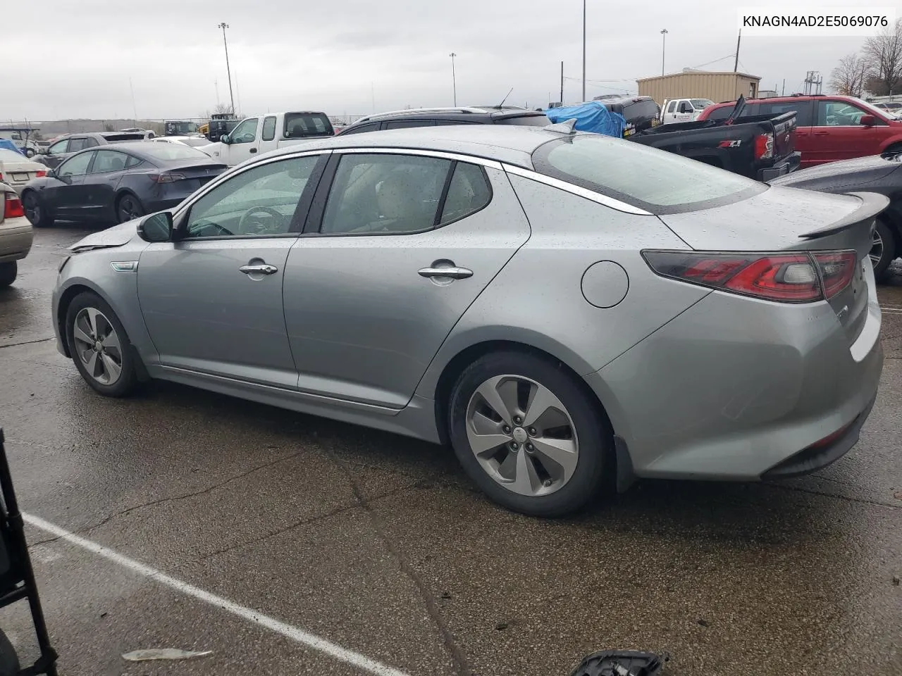 2014 Kia Optima Hybrid VIN: KNAGN4AD2E5069076 Lot: 79523534