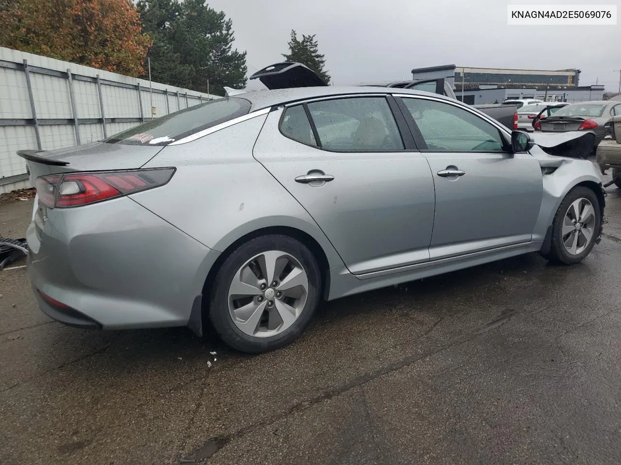 2014 Kia Optima Hybrid VIN: KNAGN4AD2E5069076 Lot: 79523534