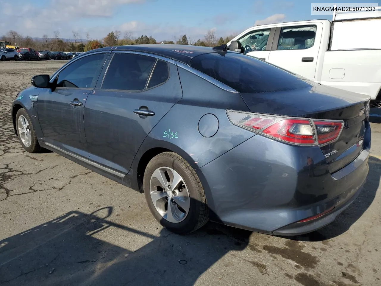 2014 Kia Optima Hybrid VIN: KNAGM4AD2E5071333 Lot: 79737594