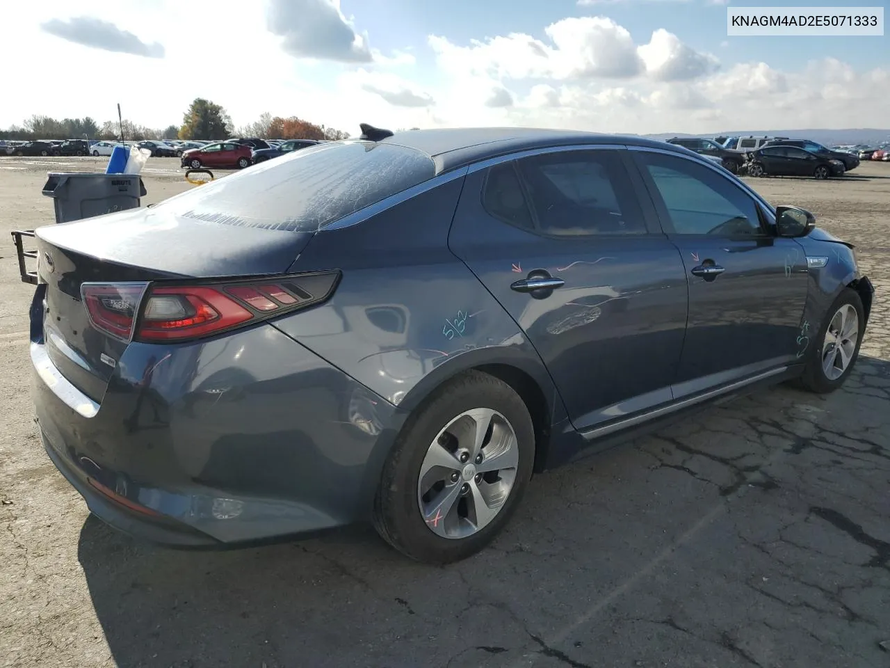 2014 Kia Optima Hybrid VIN: KNAGM4AD2E5071333 Lot: 79737594