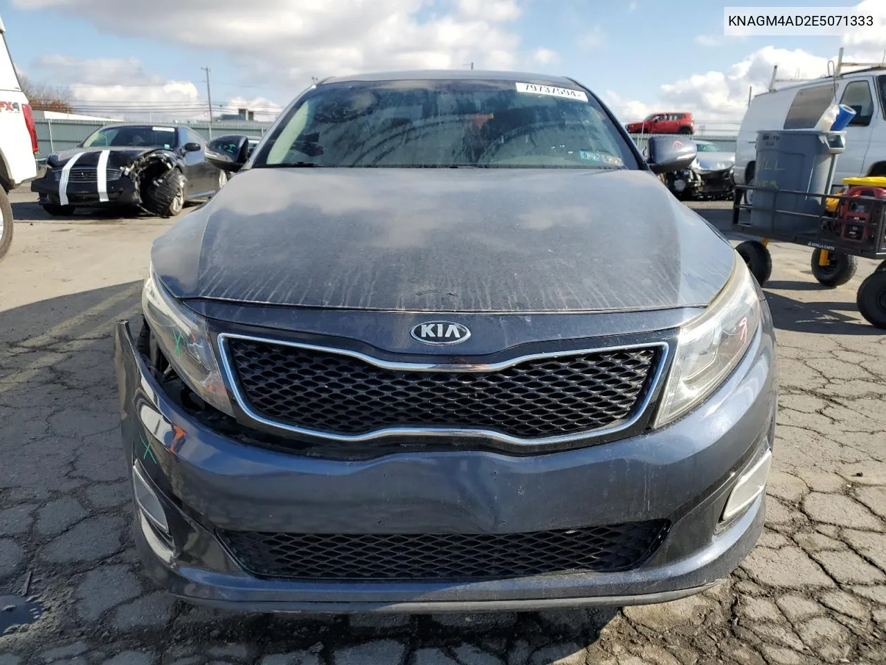 2014 Kia Optima Hybrid VIN: KNAGM4AD2E5071333 Lot: 79737594