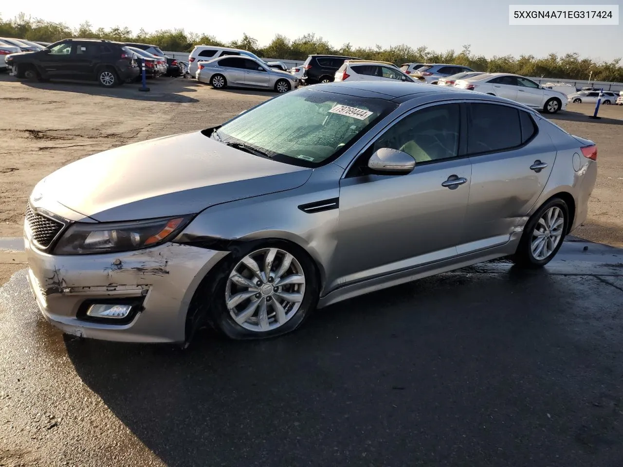 2014 Kia Optima Ex VIN: 5XXGN4A71EG317424 Lot: 79769444