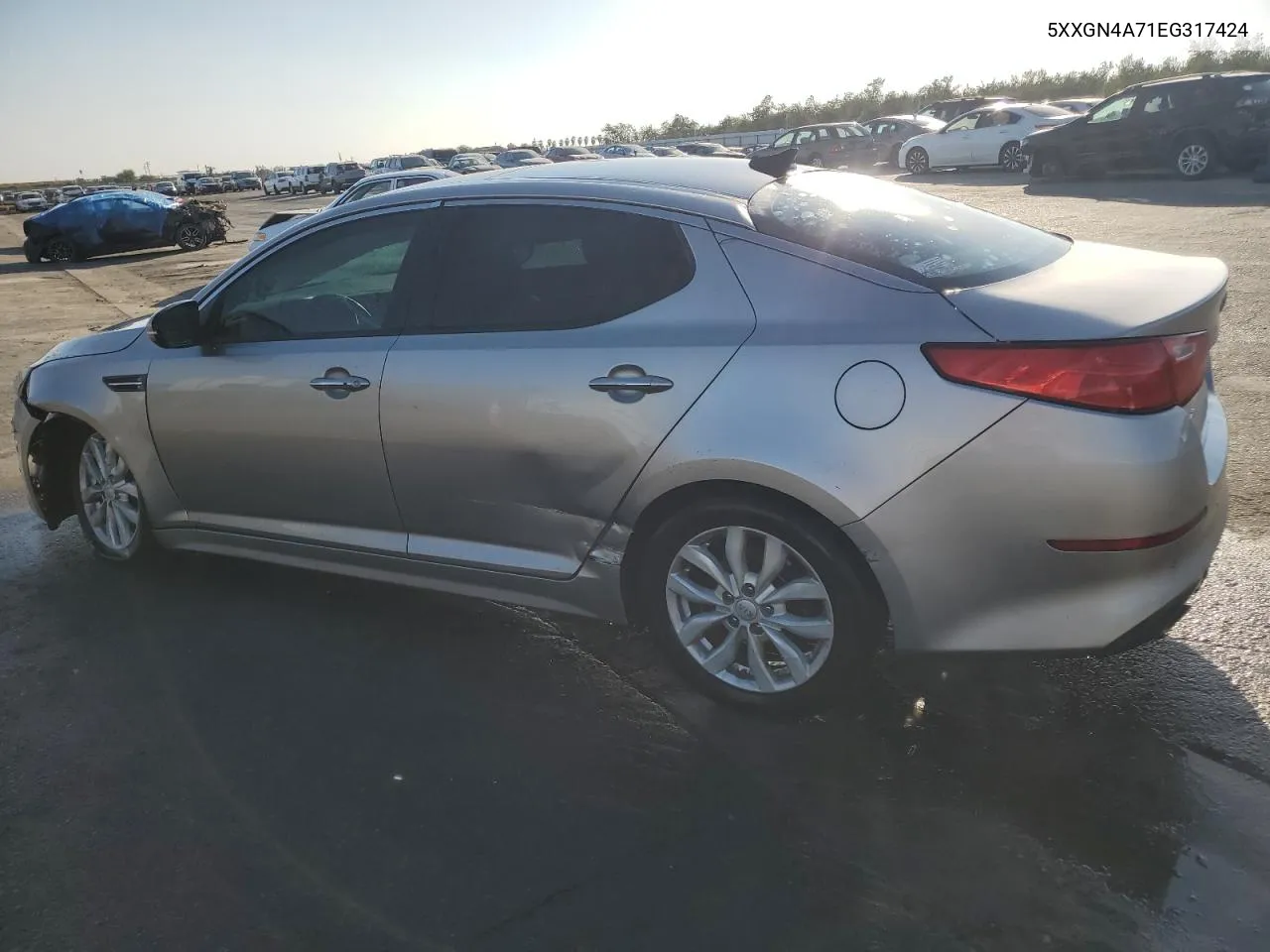 2014 Kia Optima Ex VIN: 5XXGN4A71EG317424 Lot: 79769444