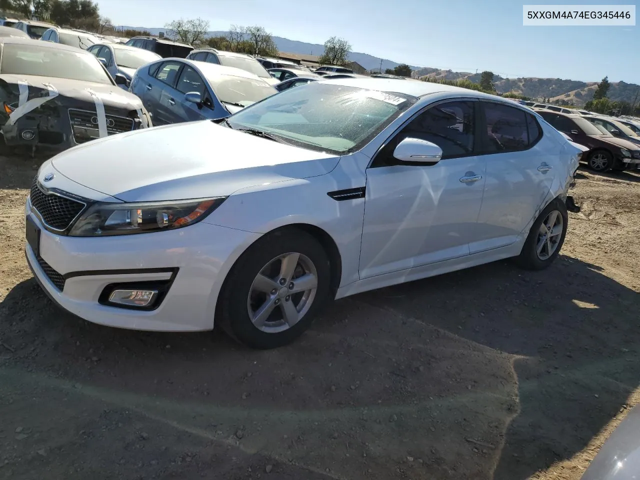 2014 Kia Optima Lx VIN: 5XXGM4A74EG345446 Lot: 79869504