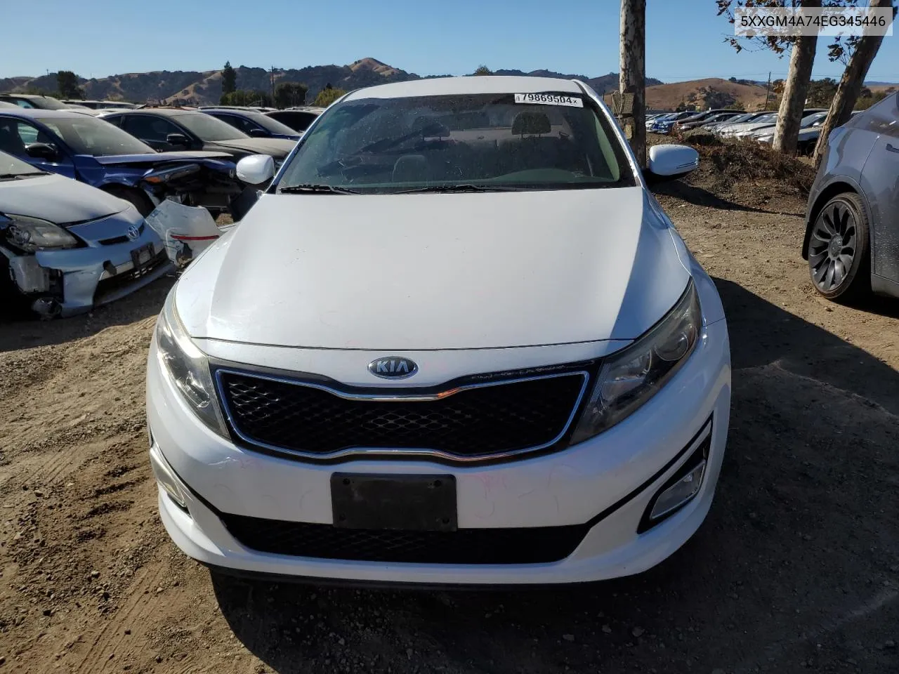 2014 Kia Optima Lx VIN: 5XXGM4A74EG345446 Lot: 79869504