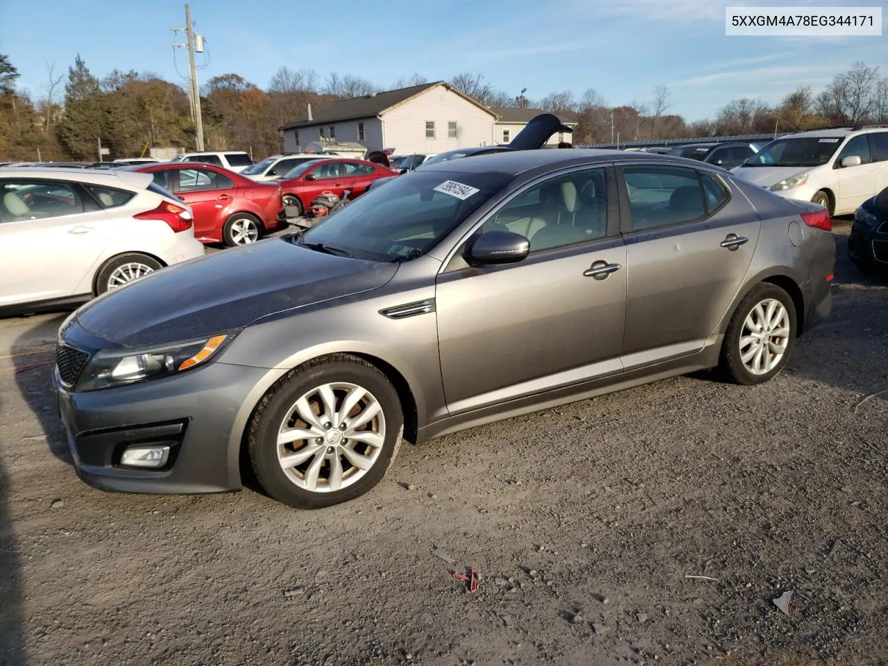 2014 Kia Optima Lx VIN: 5XXGM4A78EG344171 Lot: 79951594