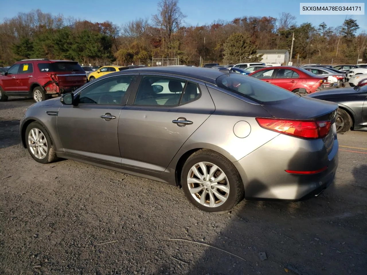 2014 Kia Optima Lx VIN: 5XXGM4A78EG344171 Lot: 79951594