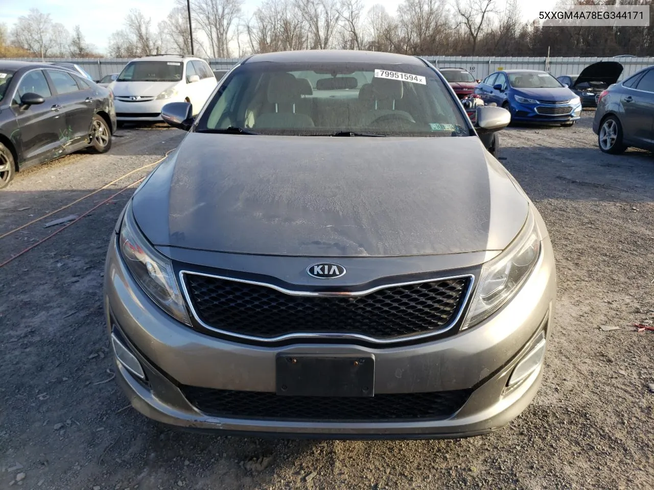 2014 Kia Optima Lx VIN: 5XXGM4A78EG344171 Lot: 79951594