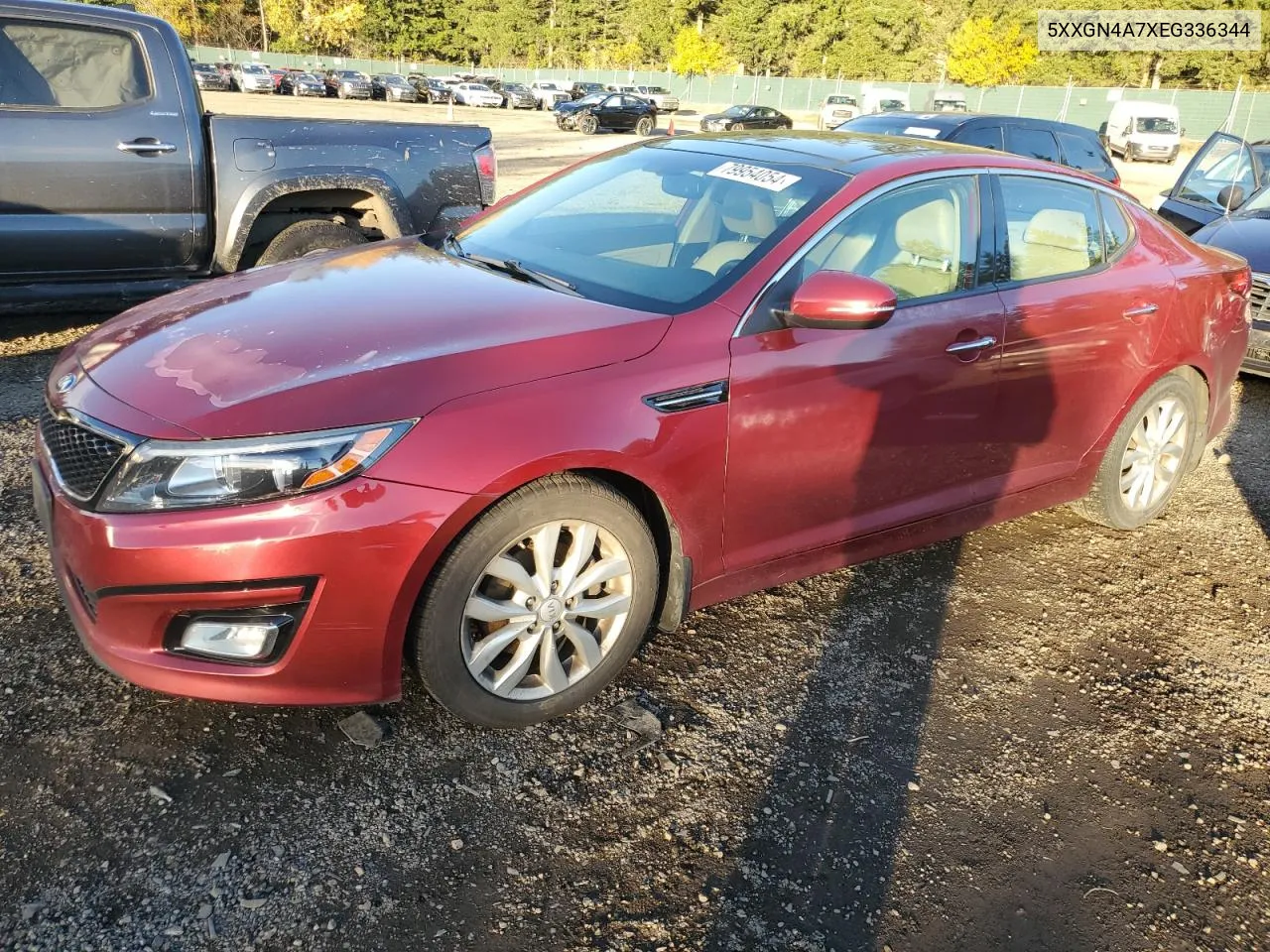 2014 Kia Optima Ex VIN: 5XXGN4A7XEG336344 Lot: 79954054