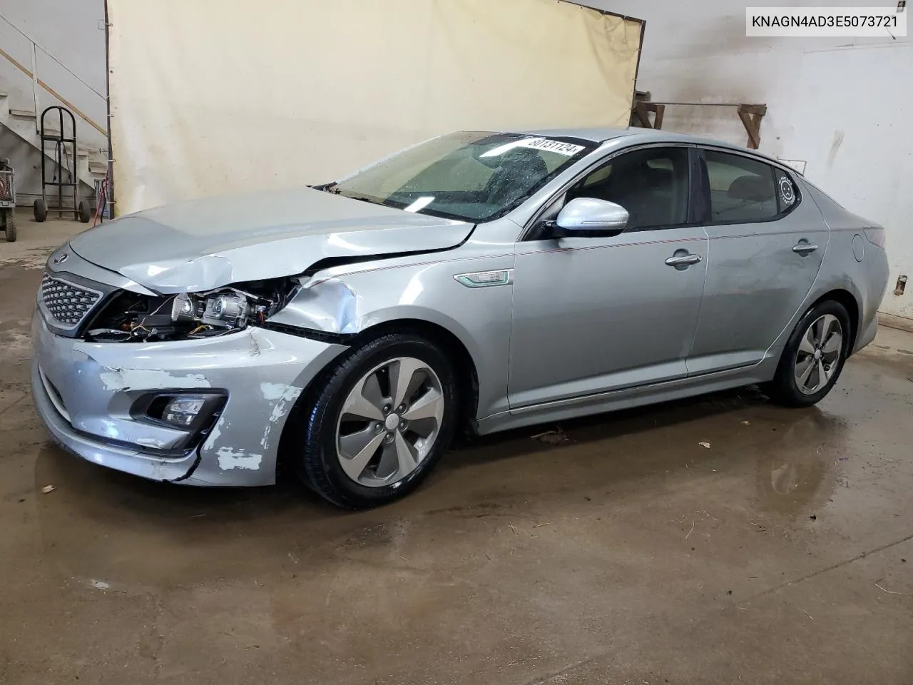 2014 Kia Optima Hybrid VIN: KNAGN4AD3E5073721 Lot: 80131124