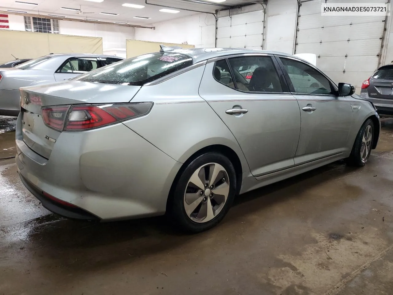 2014 Kia Optima Hybrid VIN: KNAGN4AD3E5073721 Lot: 80131124