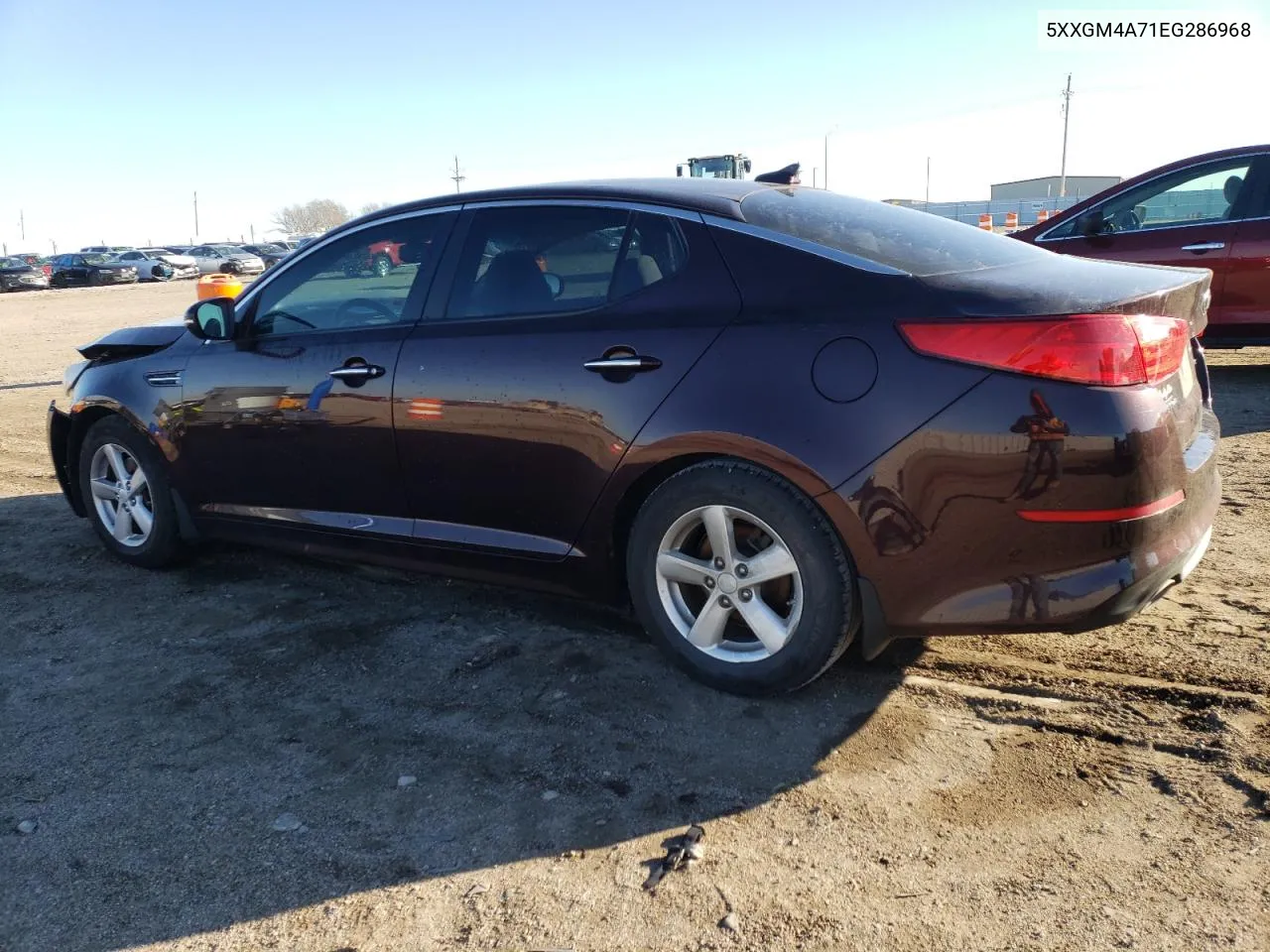 2014 Kia Optima Lx VIN: 5XXGM4A71EG286968 Lot: 80162994