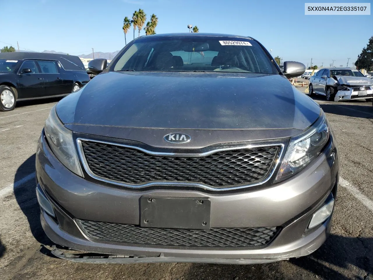 2014 Kia Optima Ex VIN: 5XXGN4A72EG335107 Lot: 80529974