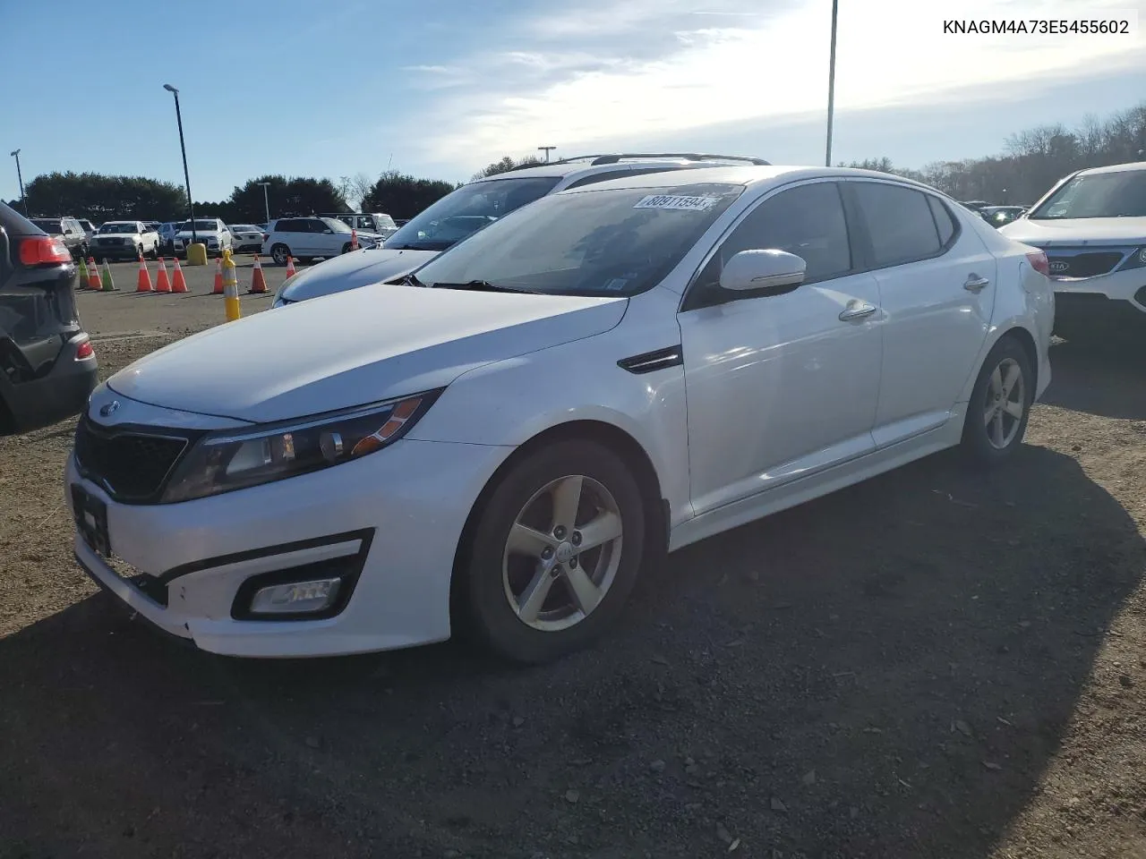 2014 Kia Optima Lx VIN: KNAGM4A73E5455602 Lot: 80911594