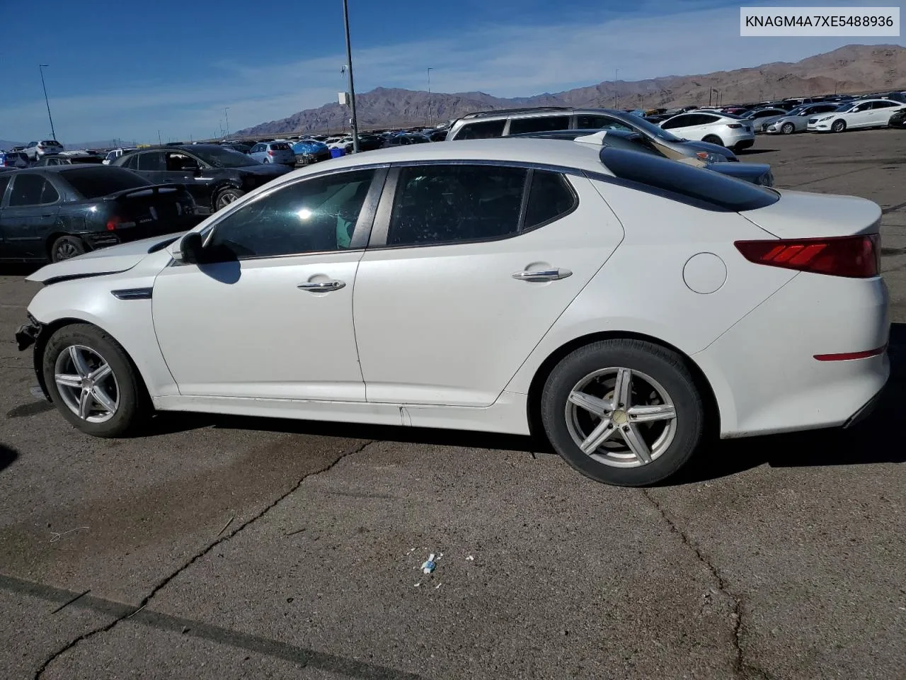 2014 Kia Optima Lx VIN: KNAGM4A7XE5488936 Lot: 81321814