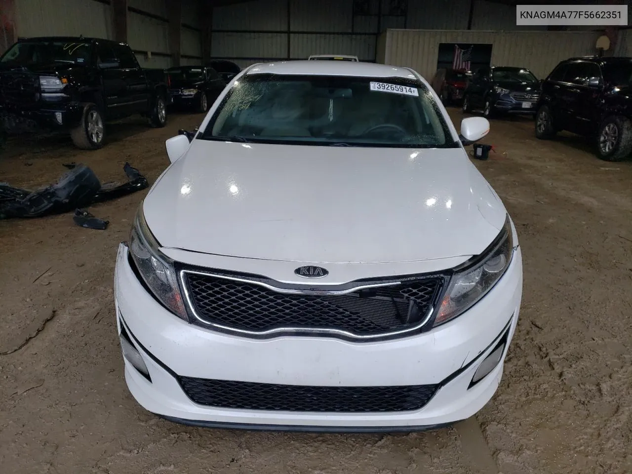 2015 Kia Optima Lx VIN: KNAGM4A77F5662351 Lot: 39265914